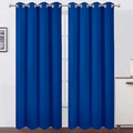 LEMOMO Blackout Curtains 52 x 120 Inch Long Royal Blue Curtains Set of 2 Panels by Lemomo
