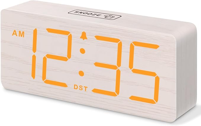 DreamSky Wooden Digital Alarm Clock by DreamSky