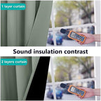NICETOWN 100% Blackout Window Curtain Panels, Heat and Full Light Blocking - Image 4