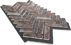 EverStone Herringbone Faux Brick Panel, 46 1/2"W x 25 1/4"H x 1"D, Moon Rock - Image 6