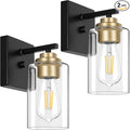 Set of 2 Wall Sconces for Bathroom, Modern Vanity Light Fixtures, Farmhouse by WelcometoVerRon