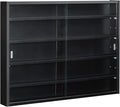 HOMCOM 5-Tier Display Cabinet, Glass Door Cabinet by HOMCOM
