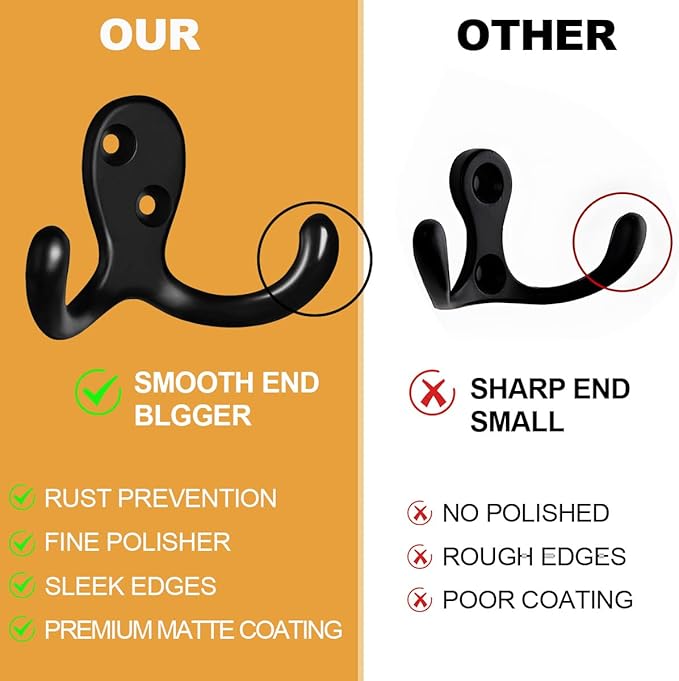CBWLWJ 15 Pack Coat Hooks Wall Hooks - Image 6
