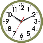 AKCISOT Wall Clock 8 Inch Silent Non-Ticking Modern Clocks Battery Operated by Akcisot