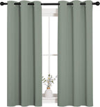 NICETOWN Window Curtain Panels, Thermal Insulated Solid Grommet Blackout - Image 2
