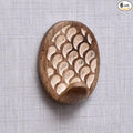 Indian Shelf 6 Lb- 6 Pieces Decorative Wood Adhesive Wall Hooks–Boho Peel and by IndianShelf