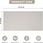 3D Wall Panels - 4PCS 47.2"x23.6" Faux Stone Wall Covering - MCM Modified Clay - Image 2