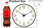 Glow in The Dark Wall Clock Non Ticking, 10 inch Silent Wall Clocks Battery - Image 3