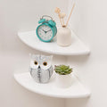 Corner Shelf, Round End Wall Mount Display Shelf by Coamily