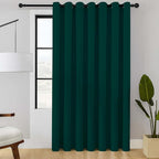 ChrisDowa Room Divider Curtain 90 Inches Long, Wide Blackout Sliding Door by ChrisDowa