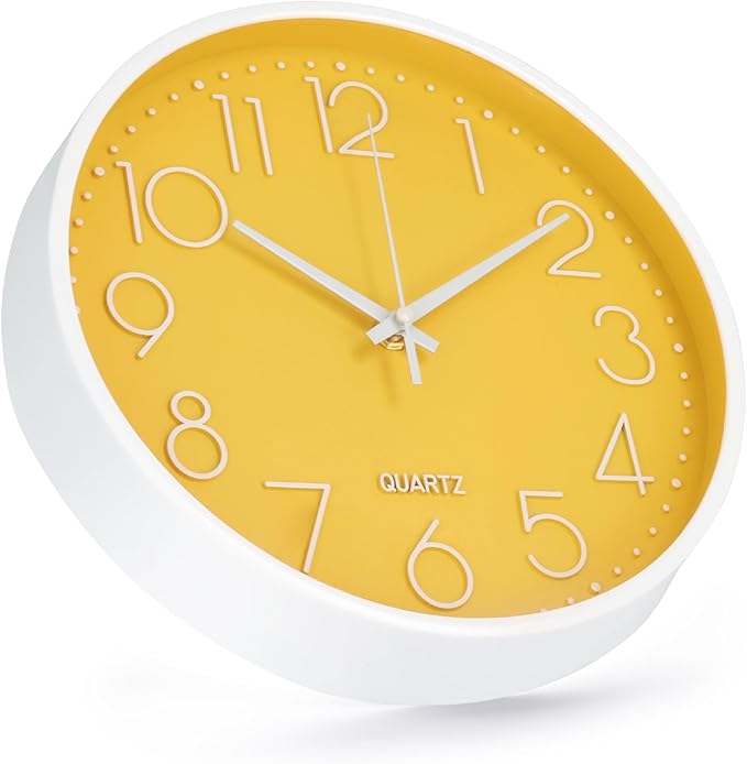 Wall Clock Non-Ticking Silent Modern Simple Style Round Decor Clock - Image 3