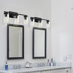 3-Light Bathroom Vanity Light, Modern Black Wall Lights - Image 8