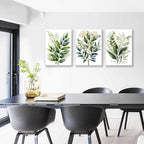 Bwodke Botanical Wall Art Plant Floral Watercolor Poster Canvas Prints Set of 3 - Image 8