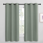 NICETOWN Greyish Green Room Darkening Curtains by NICETOWN