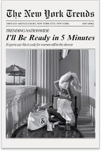Vintage Newspaper Wall Art Trendy Black and White Aesthetic Posters Funny I'll by FuSatisYilife