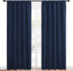 NICETOWN Navy Curtains Blackout Draperies - Image 2