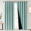 NICETOWN 100% Blackout Window Curtain Panels, Cold and Full Light Blocking by NICETOWN