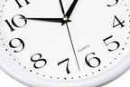 Bernhard Products White Wall Clock Silent Non Ticking 10 Inch Quality Quartz - Image 2