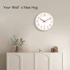 Silent Wall Clocks Battery Operated 8 Inch, Analog Wall Clock - Image 2