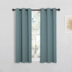 NICETOWN Modern Blackout Curtains Noise Reducing, 2 Panels, W29 x L40 -Inch by NICETOWN