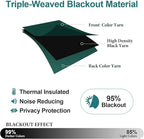 ChrisDowa Blackout Curtains 48 inches Long - Image 4