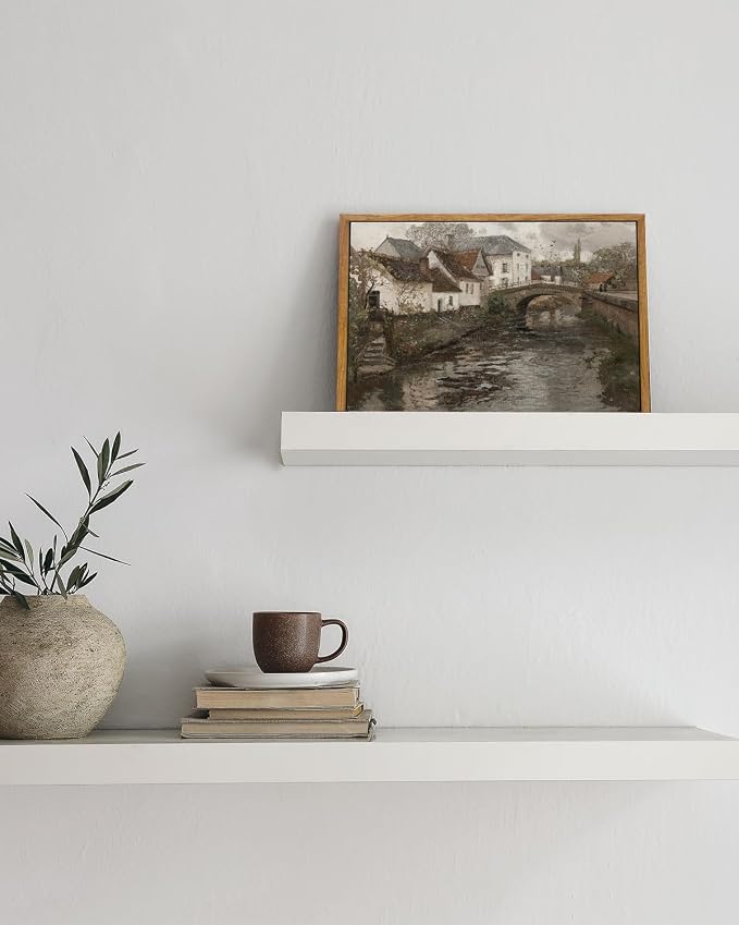InSimSea Framed Canvas Wall Art Vintage Decor, Room Decor Vintage Scenery - Image 4