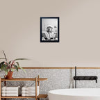 Black and White Lion Canvas Wall Art Bathroom Pictures Paintings - Image 7
