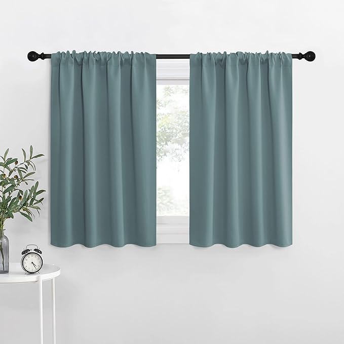 NICETOWN Kitchen Curtains, Short Blackout Curtains & Drapes, Thermal Insulated by NICETOWN