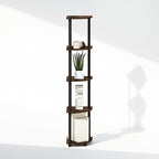 Furinno Turn-N-Tube Storage Shelves, 5-Tier Book Shelf, Corner Shelf, Toolless - Image 7