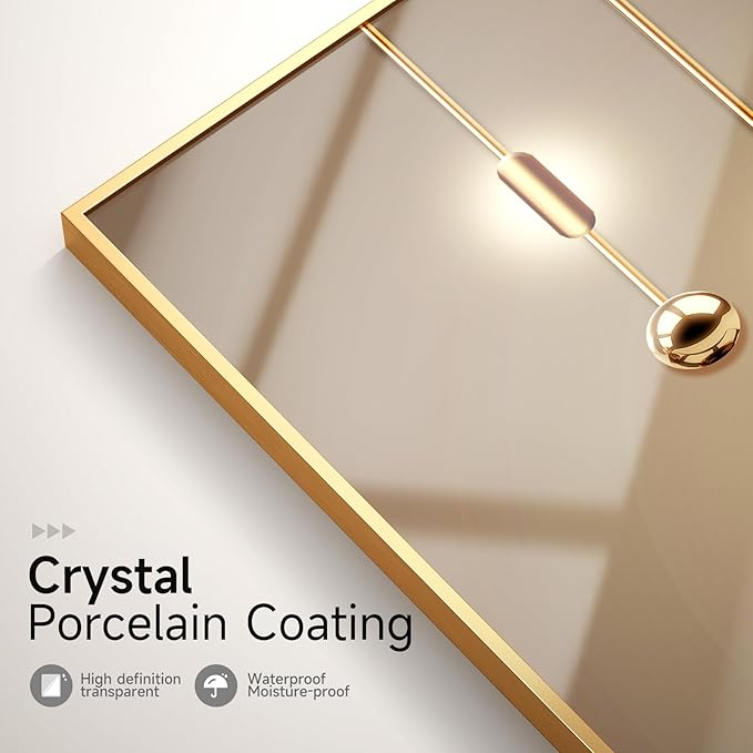 Framed Modern Luxury Gold Wall Art, Wall Decor - Image 6