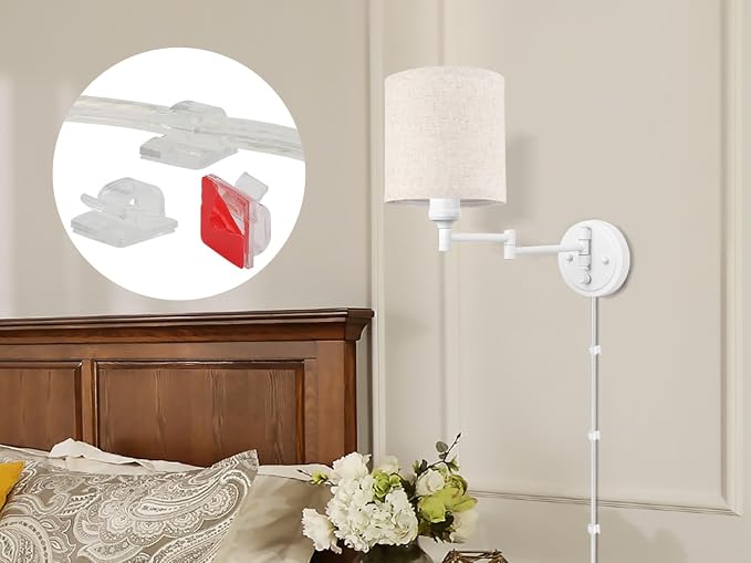 GOODATE Plug in Wall Sconces - Image 7