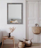 AAZZKANG Wooden Mirror Rectangle Rustic Mirrors - Image 5