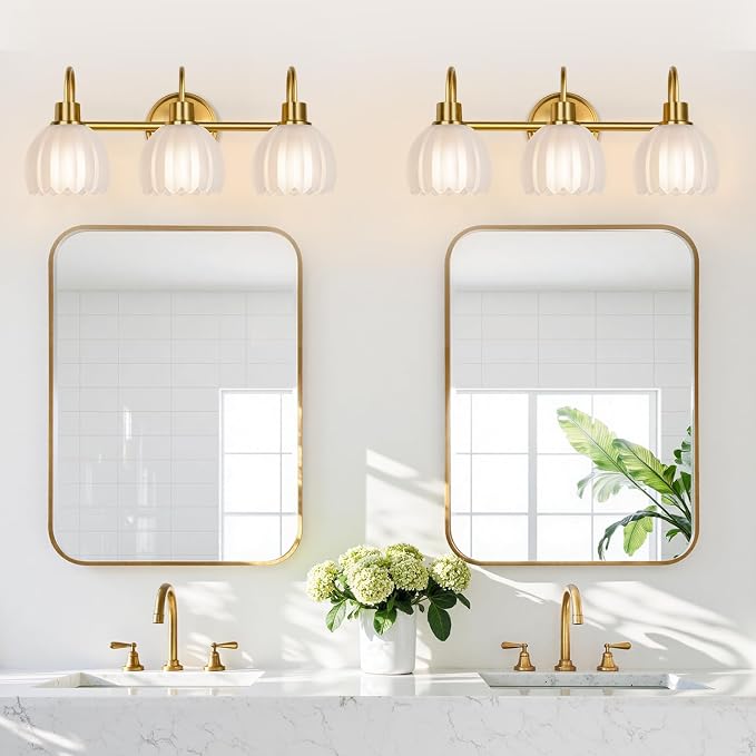 3-Light Bathroom Vanity Light, Vanity Lighting Fixtures Over Mirror - Image 7