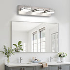 360° Rotate LED Bathroom Vanity Light Fixtures, 1300LM Acrylic Brushed Nickel - Image 8
