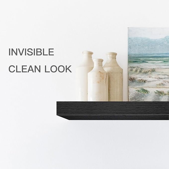 QEEIG Floating Shelves for Wall Bathroom Shelf Bedroom Kitchen Living Room - Image 5