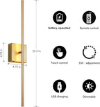 KARTOOSH Battery Operated Wall Sconces - Image 3