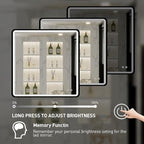 36X36 Inch Black Frame Bathroom - Image 5
