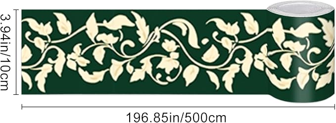 HOMETITUTE Wallpaper Border Peel and Stick Decorative Wall Trim Self Adhesive - Image 5