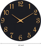 Roymnie Wall Clock, 10 Inch Modern Wall Clocks Battery Operated, Silent Non - Image 7