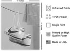 Poster Master Shoes in Clothesline Print - Image 2