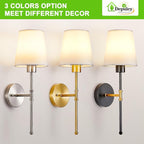Depuley Battery Operated Wall Sconce: Set of 2 19.99" Wireless Wall Lights - Image 7