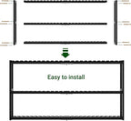 Extra Long Bathroom Organizer Storage Shelves 100% Bamboo Adjustable Height - Image 3