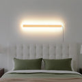 KELUOLY Modern Plug in Wall Sconces, 23.6 inch Frosted Gold LED Long Wall Lights by KELUOLY