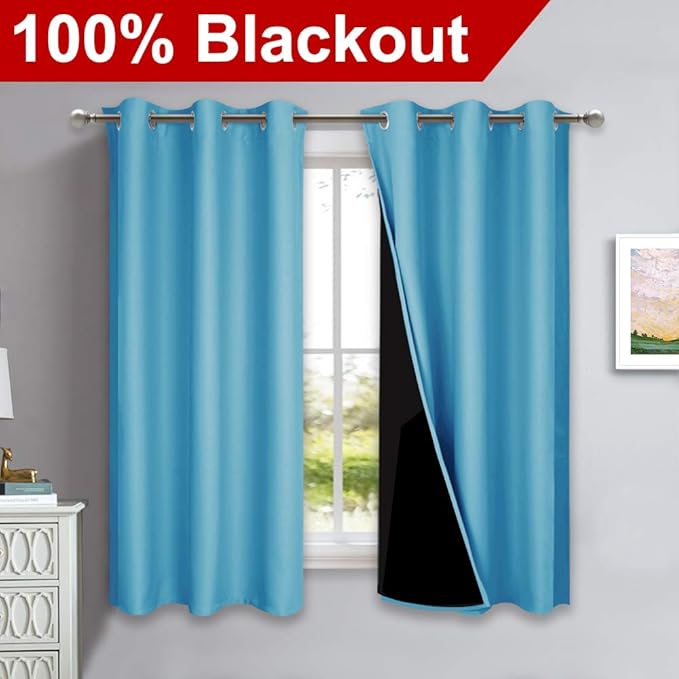 NICETOWN 100% Blackout Curtains - Image 2