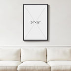 Framed Neutral Abstract Wall Art, Modern Black and Beige Canvas Prints - Image 3