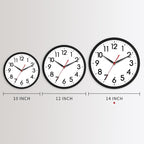 AKCISOT 14 Inch Wall Clock Silent Non-Ticking Modern Wall Clocks Battery - Image 3