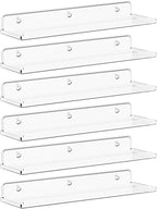 Lifewit Floating Shelves for Bathroom, Acrylic Wall Organizer for Perfume by Lifewit