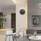 HZDHCLH Black Wall Clocks Battery Operated, 12 inch Silent Non Ticking Modern - Image 4