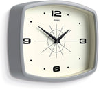 JONES CLOCKS® Movie wall Clock | Retro Rectangular Clock | 10 inch | Gray | - Image 2
