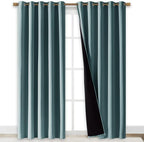 NICETOWN 100% Blackout Window Curtain Panels, Cold and Full Light Blocking by NICETOWN